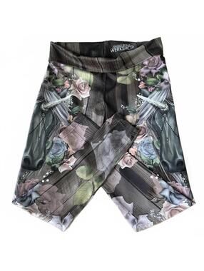 Eagle Rock Dark Unicorn & Roses Werkshop Leggings Sz. 2X Full-length